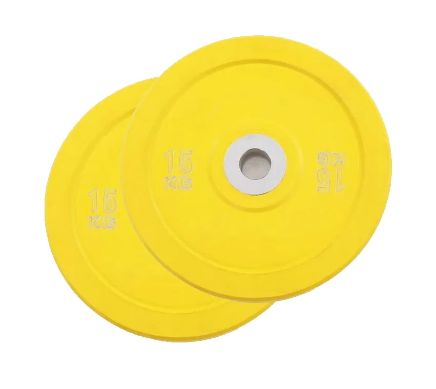 100kg Colour Bumper Plates Set - 5kg, 10kg, 15kg, 20kg