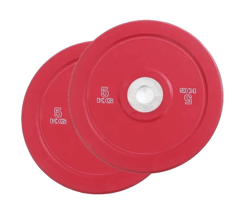 100kg Colour Bumper Plates Set - 5kg, 10kg, 15kg, 20kg