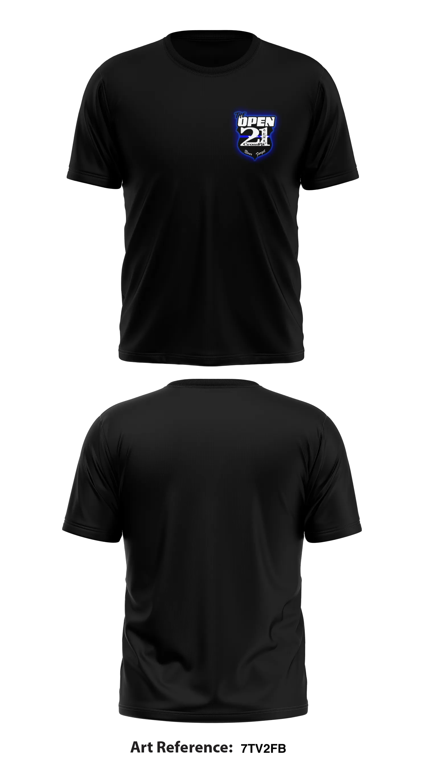 21 Guns CrossFit Core Men's SS Performance Tee - 7TV2fB