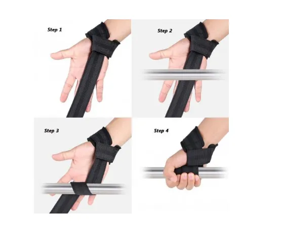 22 Inch Weight Lifting Wrist Straps (Pair)