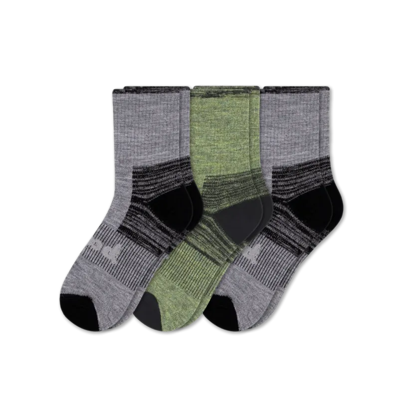 3 Pack - Men's Hiking Crew Pacas Socks