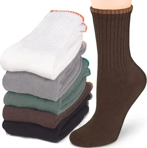 5-Pairs Plain Women's Hiking Walking Socks | ACTINPUT