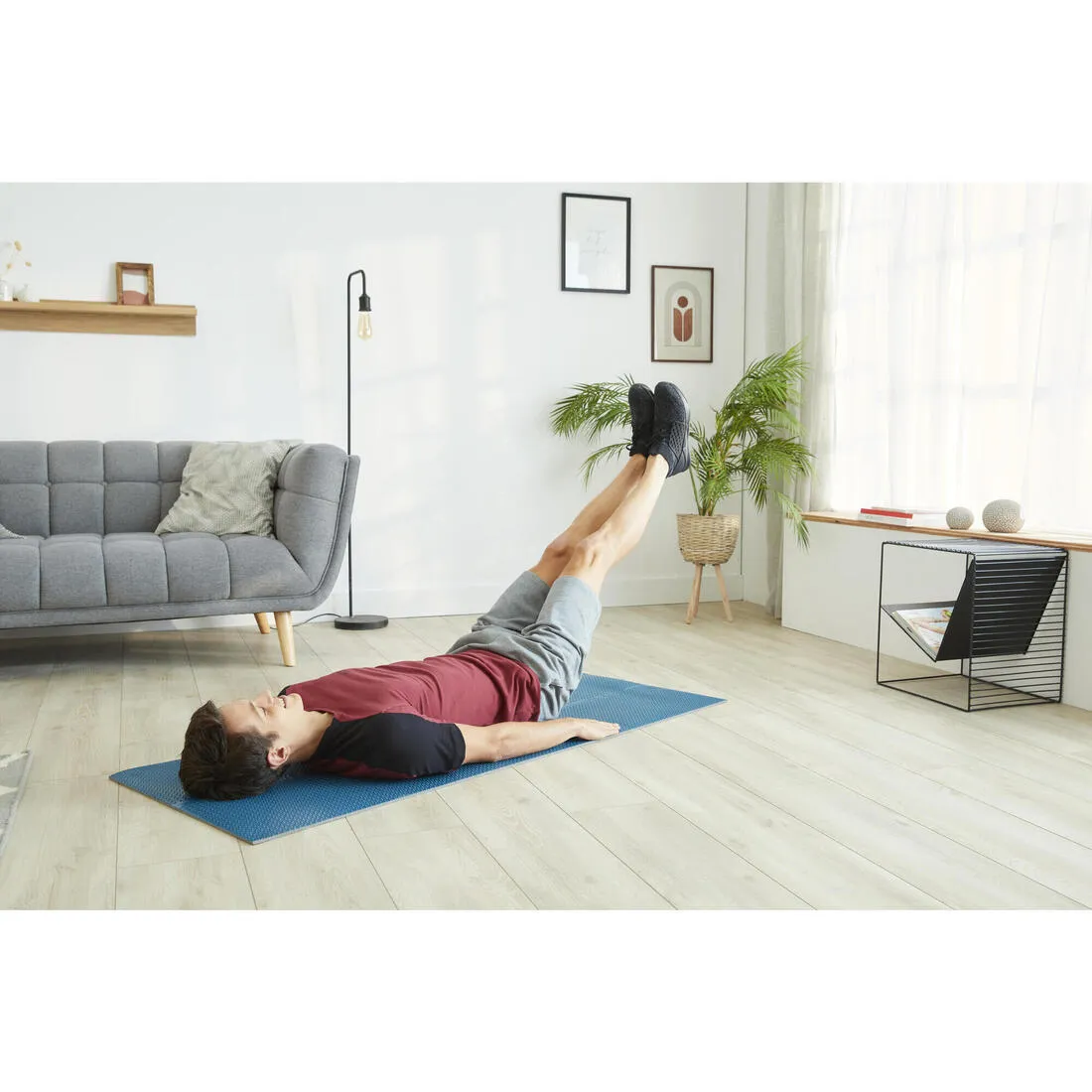 7 mm Fitness Mat Tone Mat - Blue