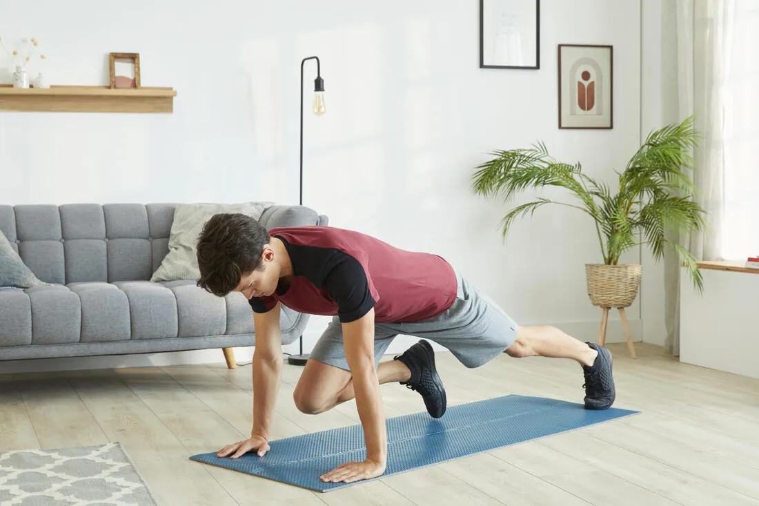 7 mm Fitness Mat Tone Mat - Blue