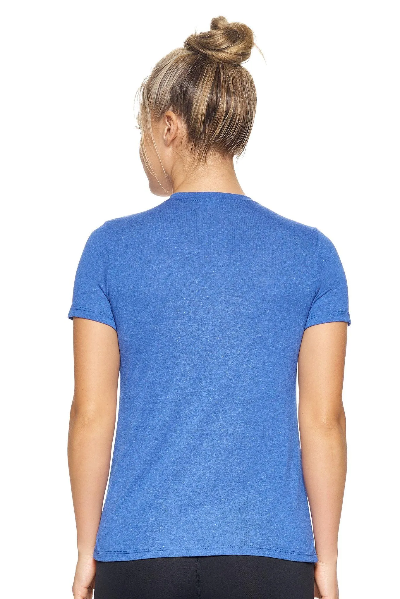 AA202 Performance Heather V-Neck Tee