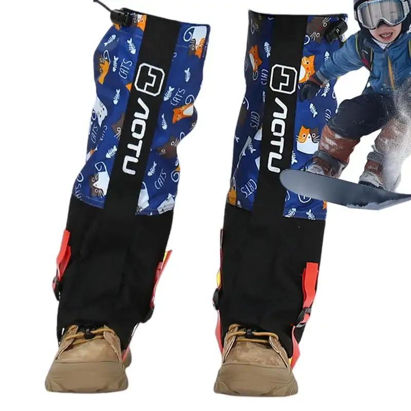 Adjustable Leg Cover Shoes Gaiters Children Snow Cover Kids Boot Gaiters Waterproof Boot Gaiters For Hiking Hunting Walking