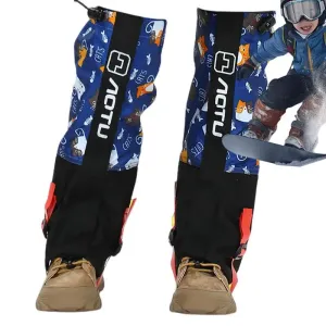 Adjustable Leg Cover Shoes Gaiters Children Snow Cover Kids Boot Gaiters Waterproof Boot Gaiters For Hiking Hunting Walking