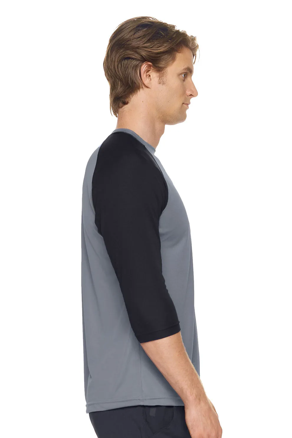 AI926 DriMax™ Quarter Sleeve Raglan Crewneck