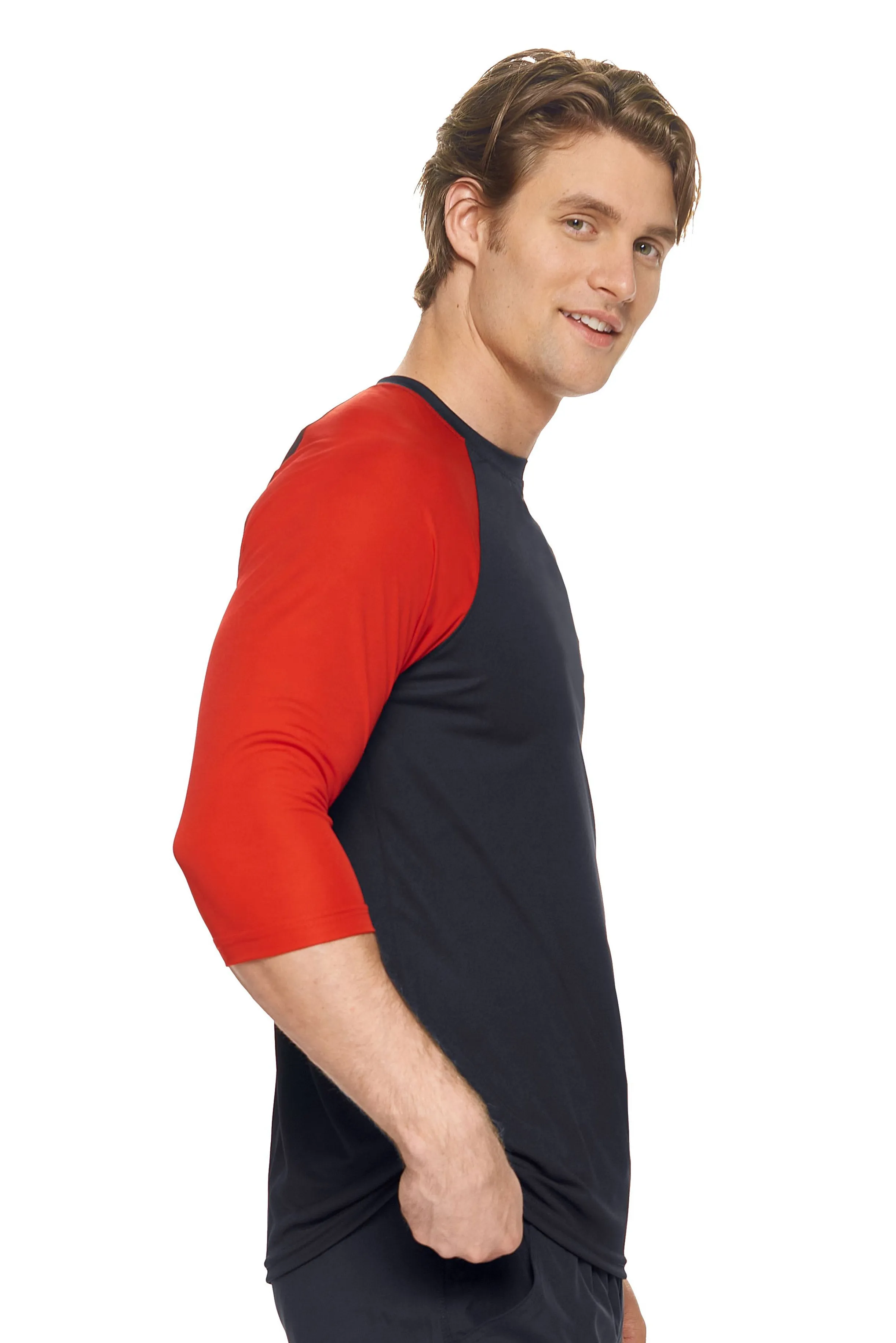 AI926 DriMax™ Quarter Sleeve Raglan Crewneck