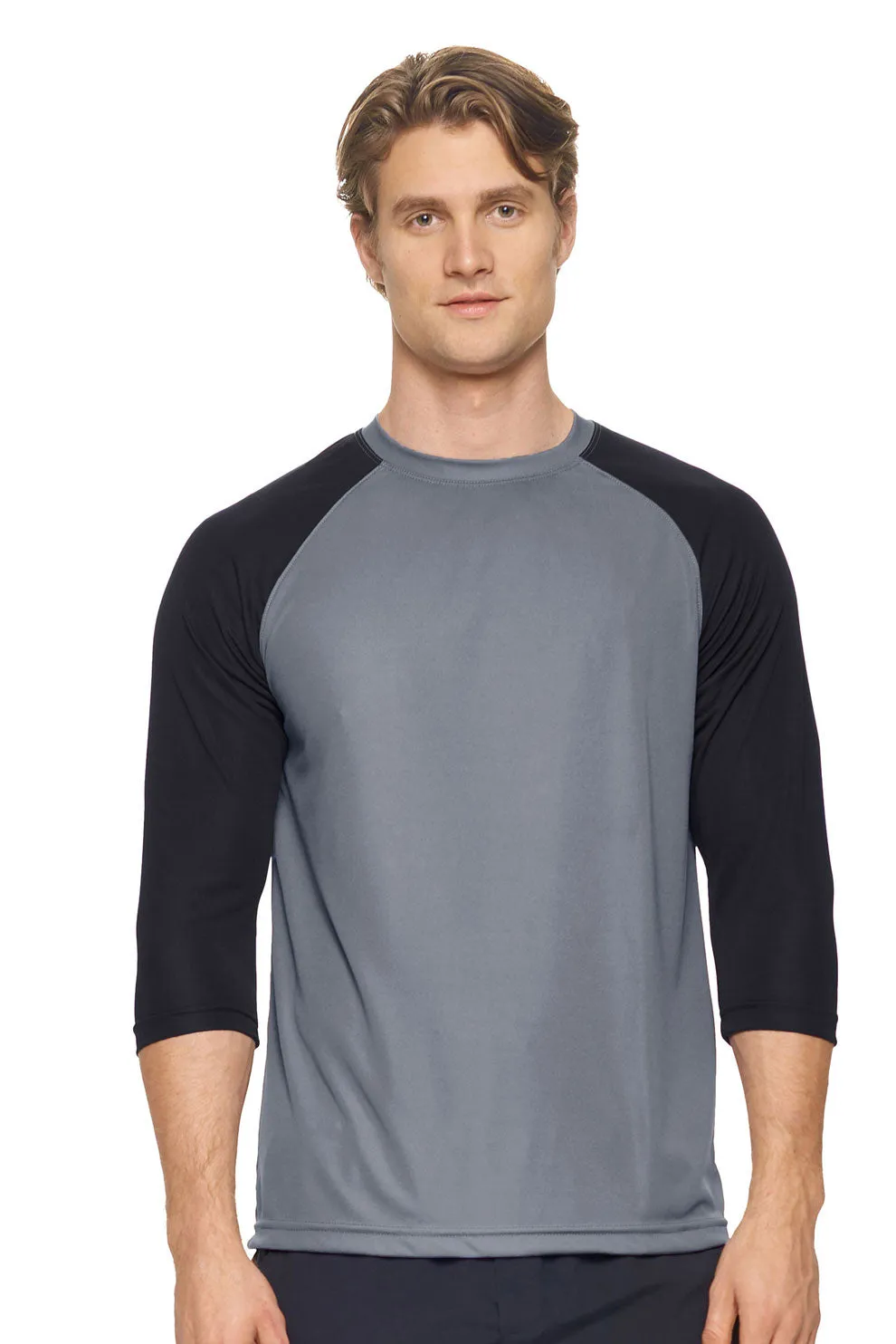 AI926 DriMax™ Quarter Sleeve Raglan Crewneck
