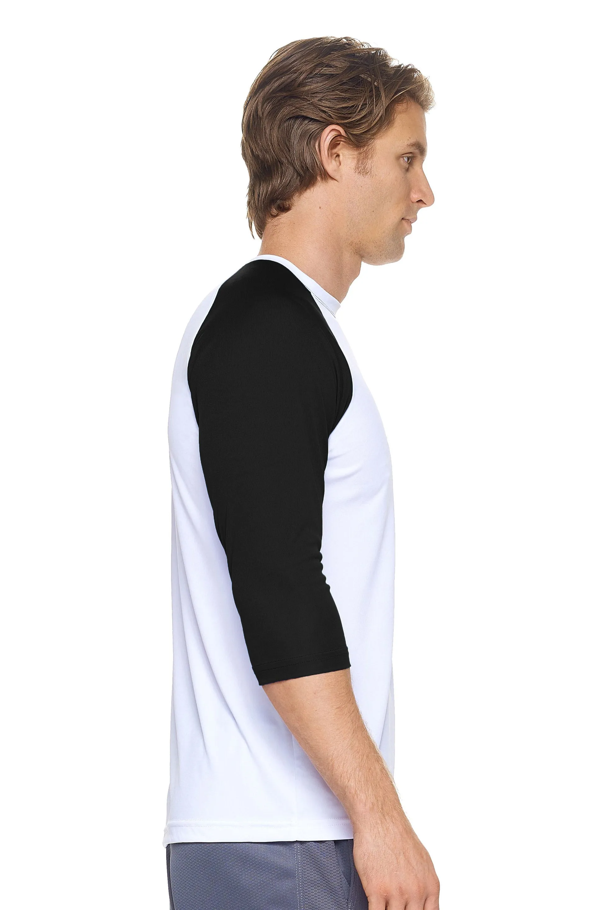 AI926 DriMax™ Quarter Sleeve Raglan Crewneck