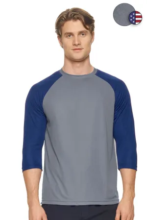 AI926 DriMax™ Quarter Sleeve Raglan Crewneck