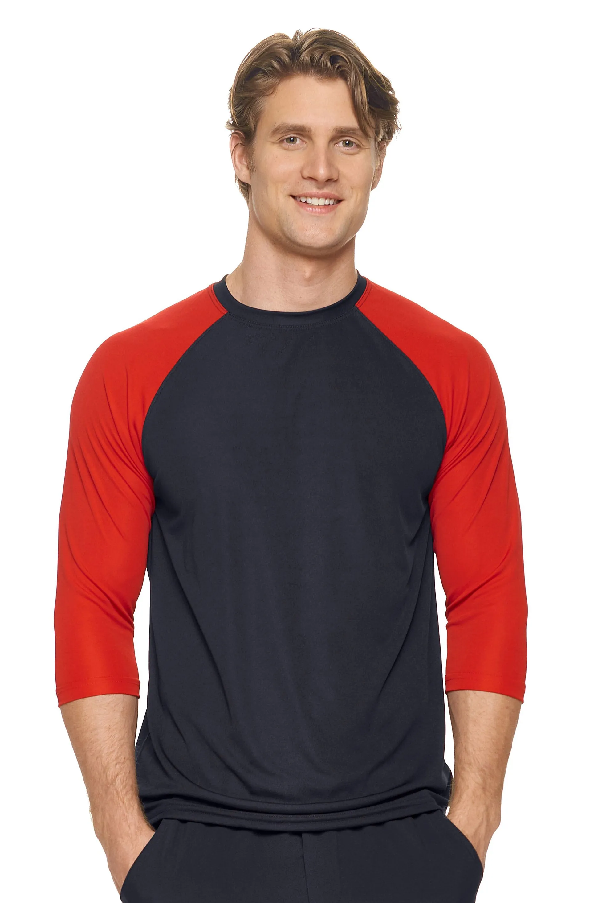 AI926 DriMax™ Quarter Sleeve Raglan Crewneck