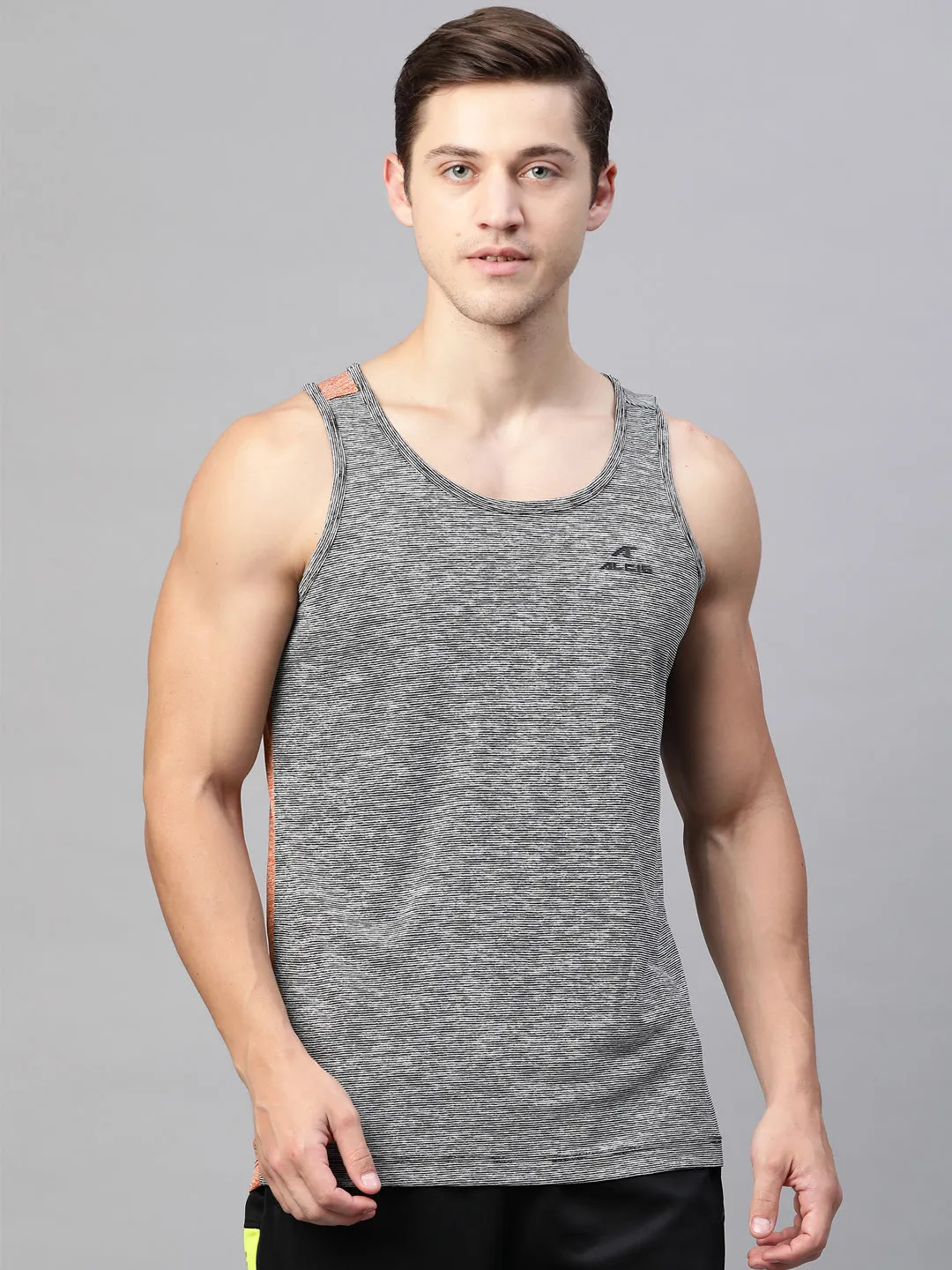 Alcis Men's Printed Black Tshirts