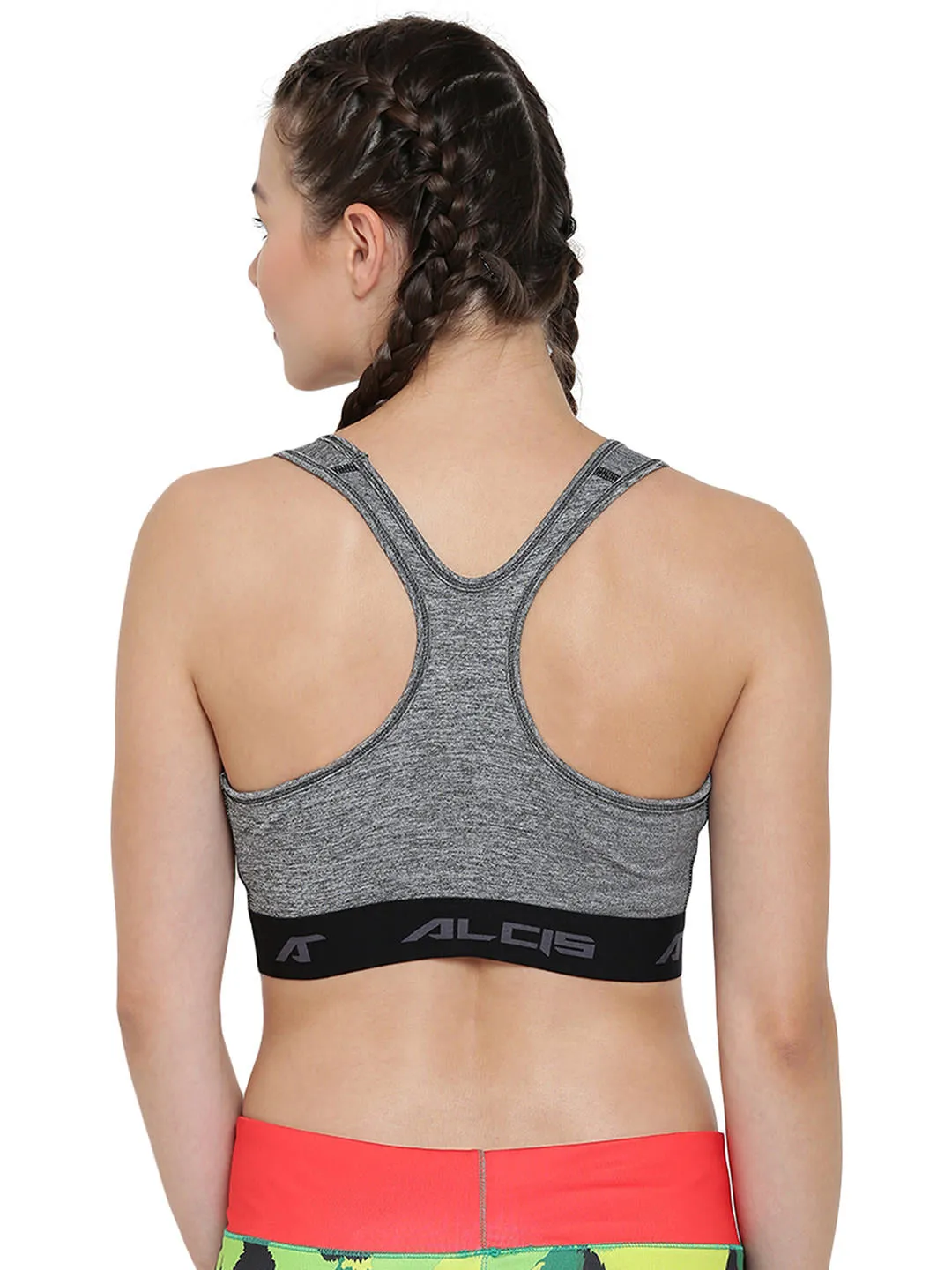 Alcis Women Solid Black Bra