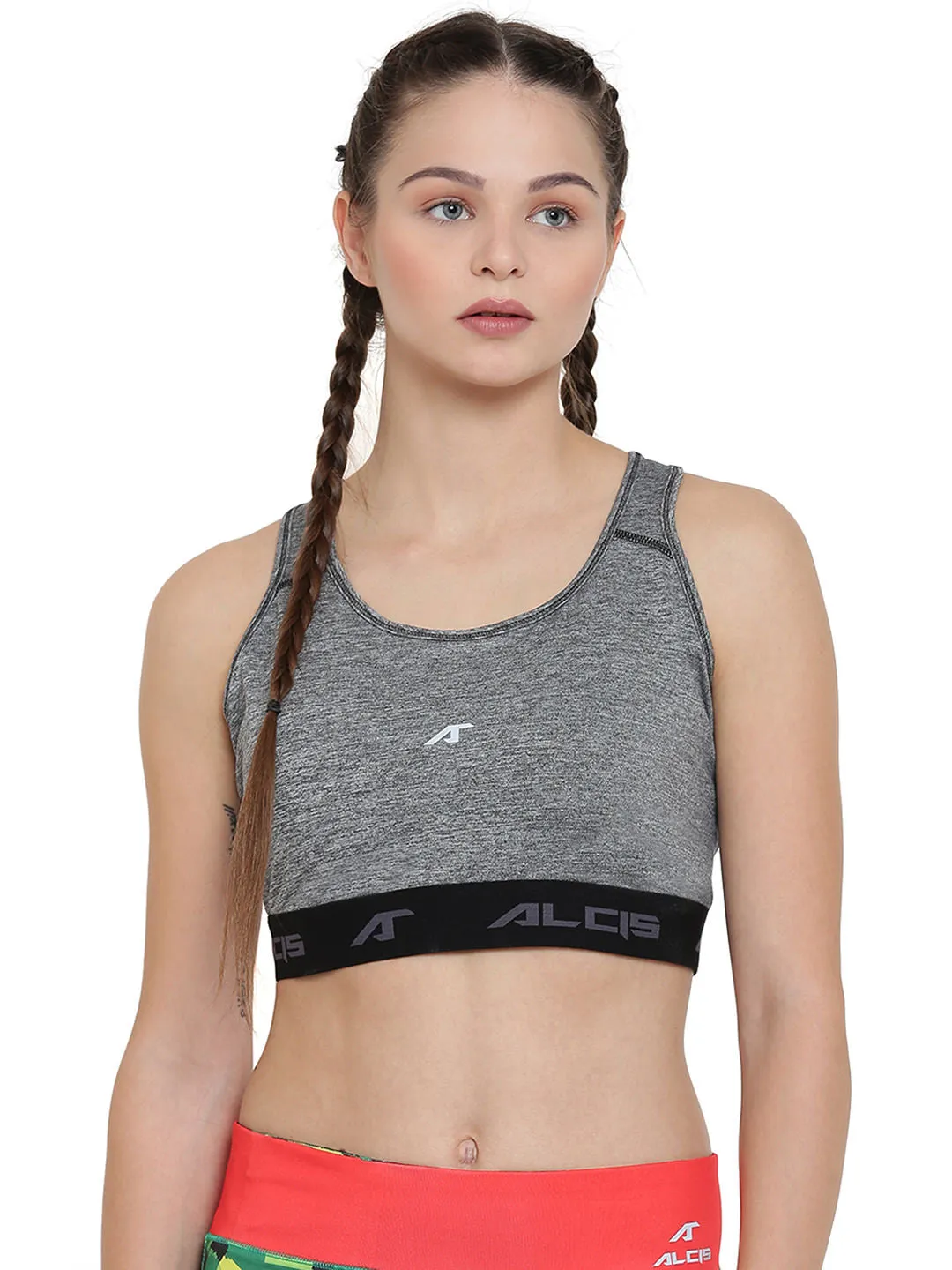 Alcis Women Solid Black Bra