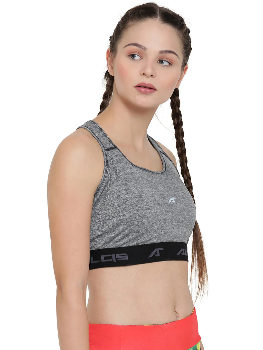 Alcis Women Solid Black Bra