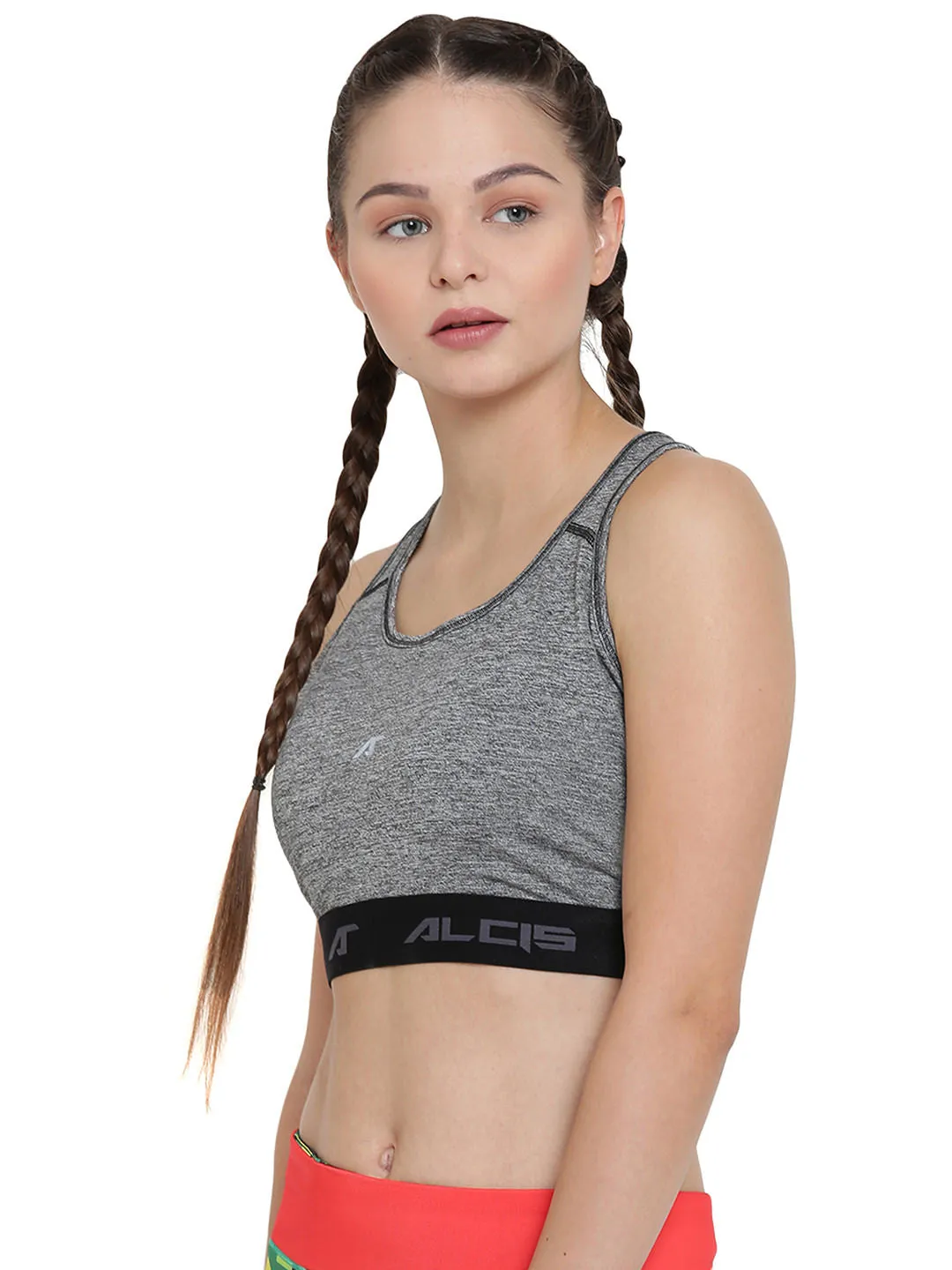 Alcis Women Solid Black Bra