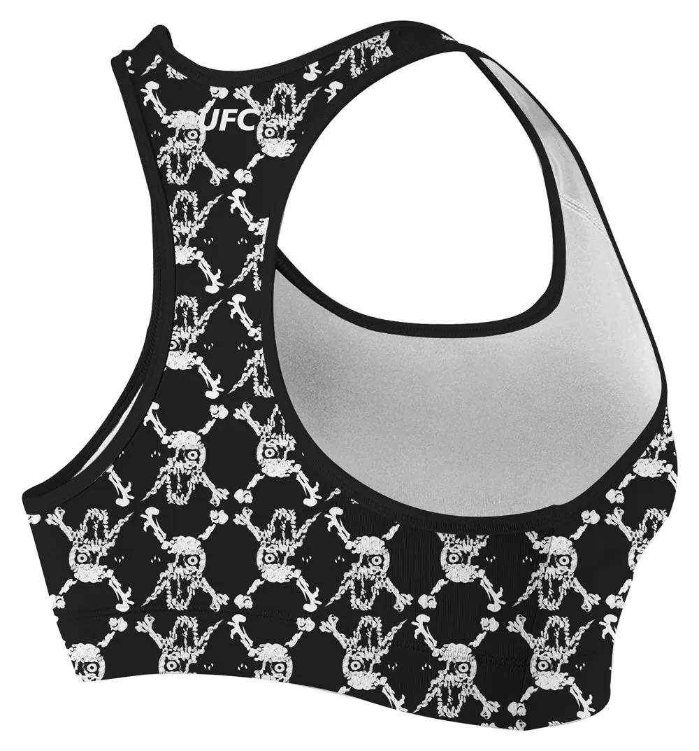 All Over Print Crossbones BJJ CLASSIC SPORTS BRA