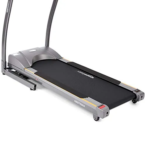 AmazonBasics DC Motorized Treadmill with 15% Auto Incline, 1.5 HP Continuous and 3.0 Peak Power, Max Speed 16 kmph, Max Weight 110 Kg (Black & Grey)