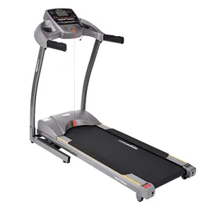 AmazonBasics DC Motorized Treadmill with 15% Auto Incline, 1.5 HP Continuous and 3.0 Peak Power, Max Speed 16 kmph, Max Weight 110 Kg (Black & Grey)