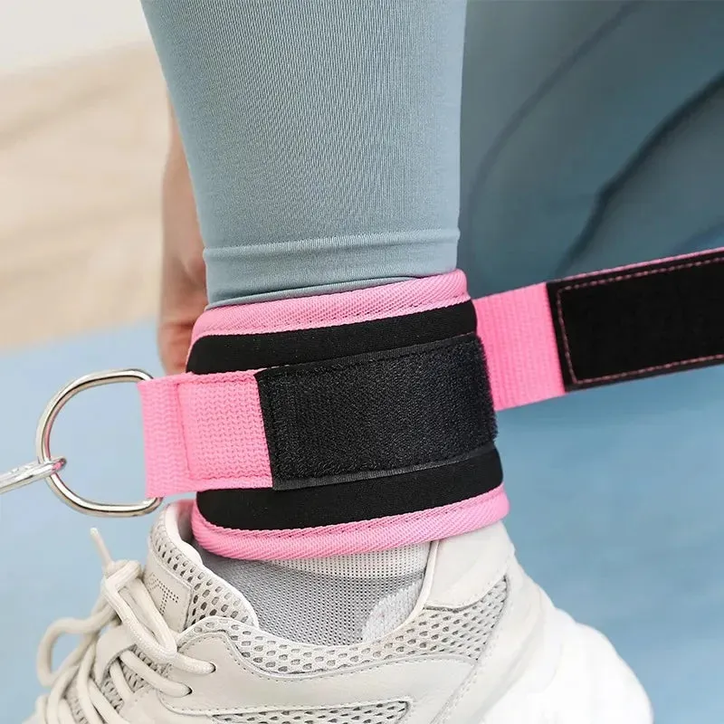Ankle Strap Resistance Bands Hip Leg Strength Pull Rope Fitness Elastic Training Home Yoga Pilate Crossfit Workout Gym Equipment