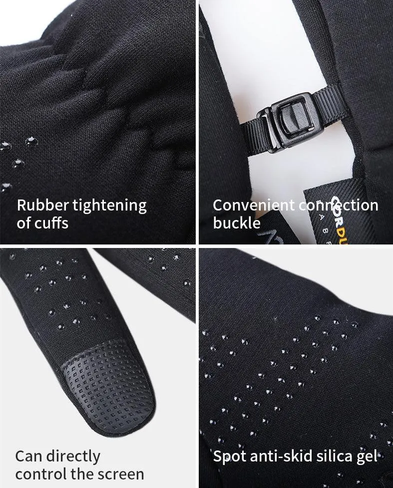 AONIJIE M55 Water/Wind Resistant 2 in 1 Gloves