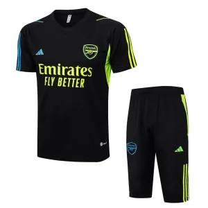 Arsenal Black Training 3/4 Short Set 2023/24
