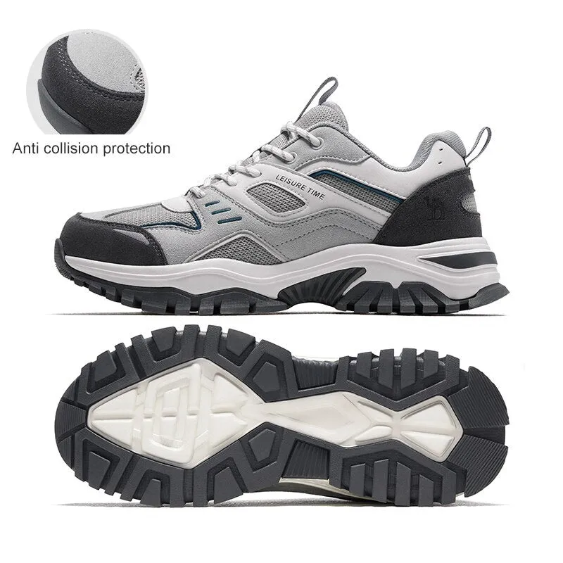 Autumn hiking shoes thick sole non-slip wear-resistant sports shoes men's outdoor trekking shoes