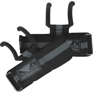 Bad Boy Hook Grip Weightlifting Straps - Black