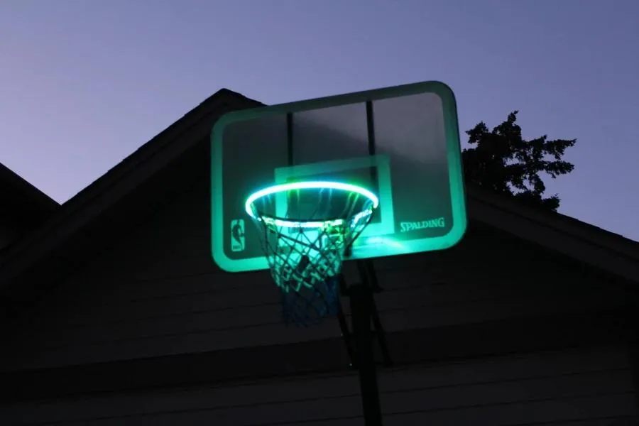 Basketball Hoop -Activated LED Strip Light -6 Flash Modes