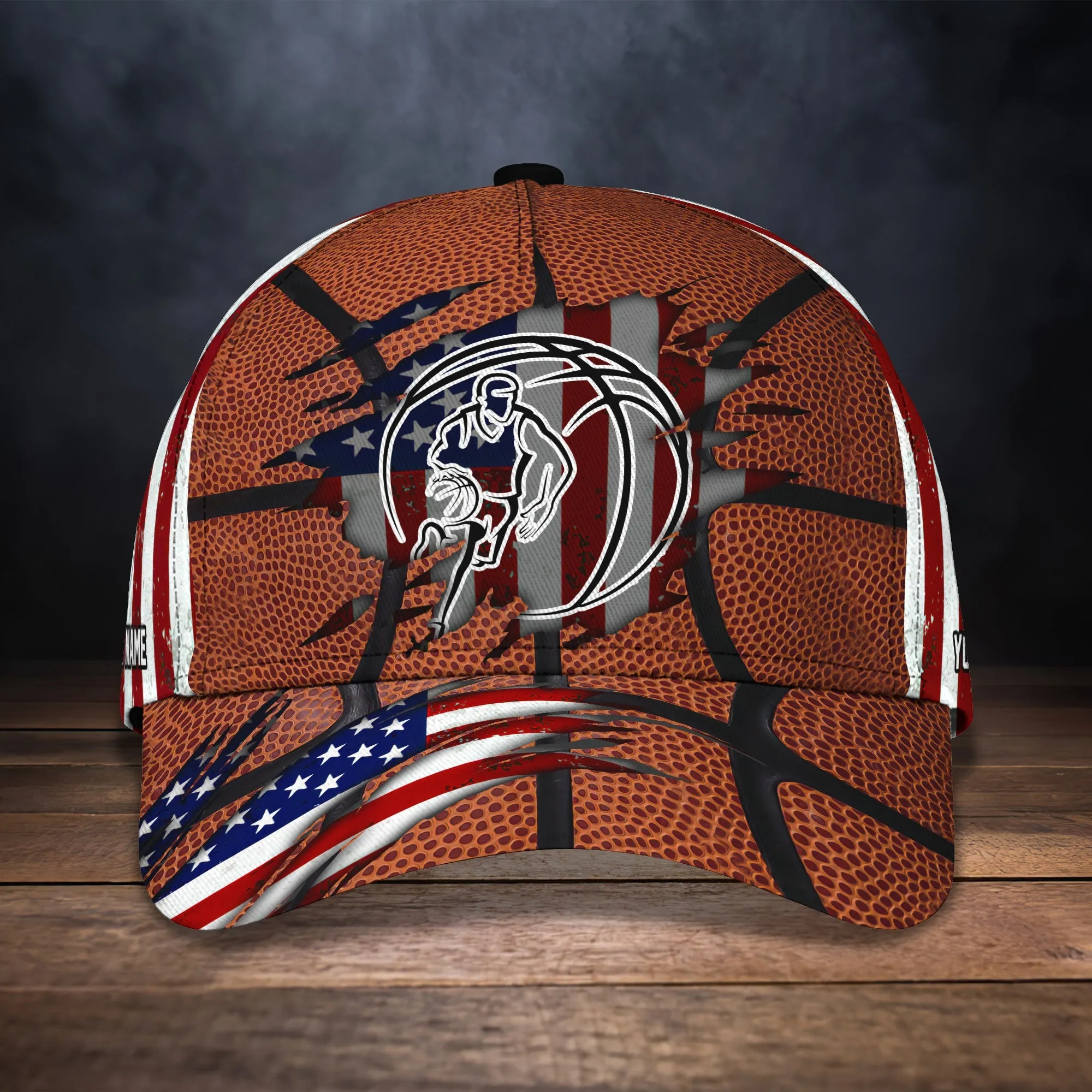 Basketball - Personalized Name Cap - TD96 -194