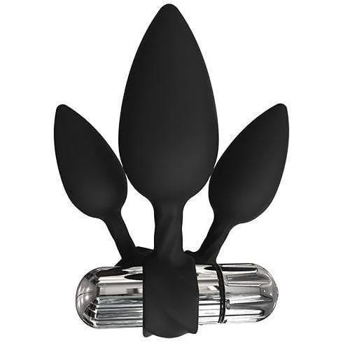 Bathmate - Anal Training Plugs Vibe (Black)
