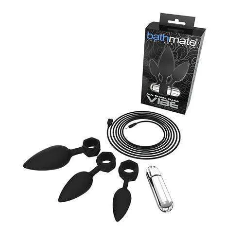 Bathmate - Anal Training Plugs Vibe (Black)