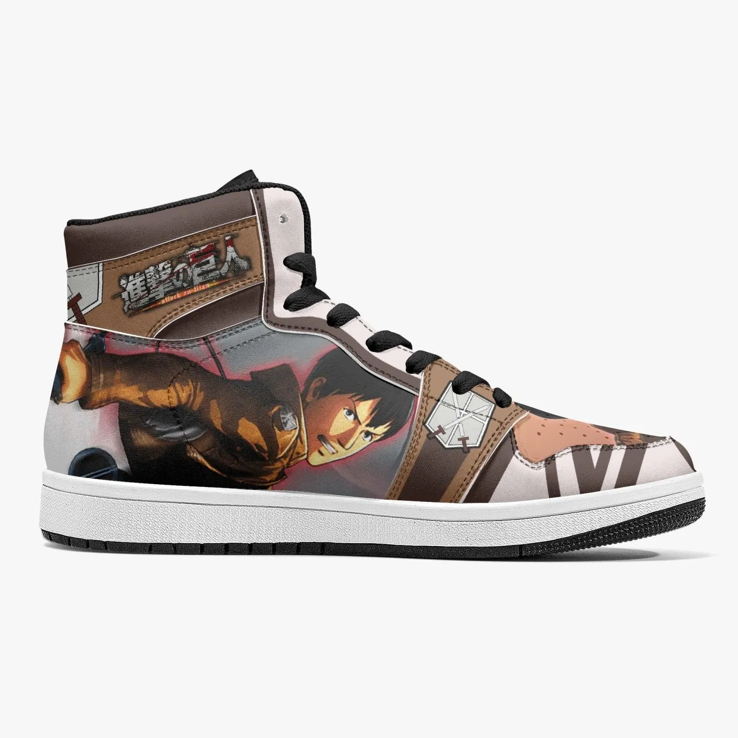 Bertholdt Hoover Training Corps Shingeki no Kyojin Mid 1 Basketball Shoes