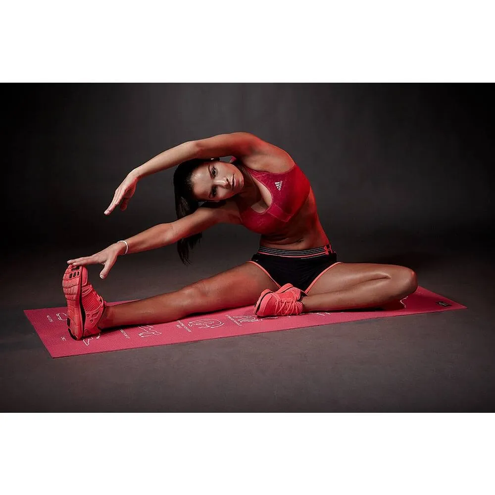 Body Sculpture Instructional Yoga Exercise Mat