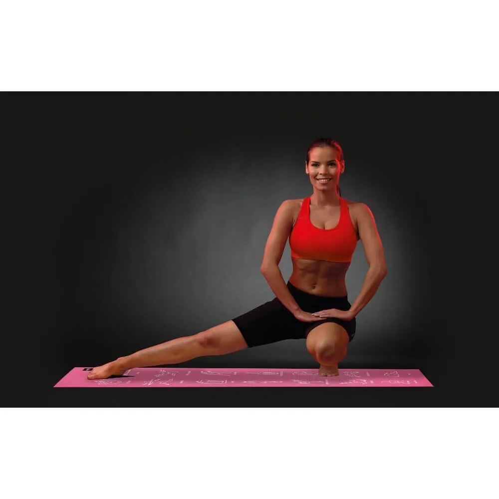 Body Sculpture Instructional Yoga Exercise Mat