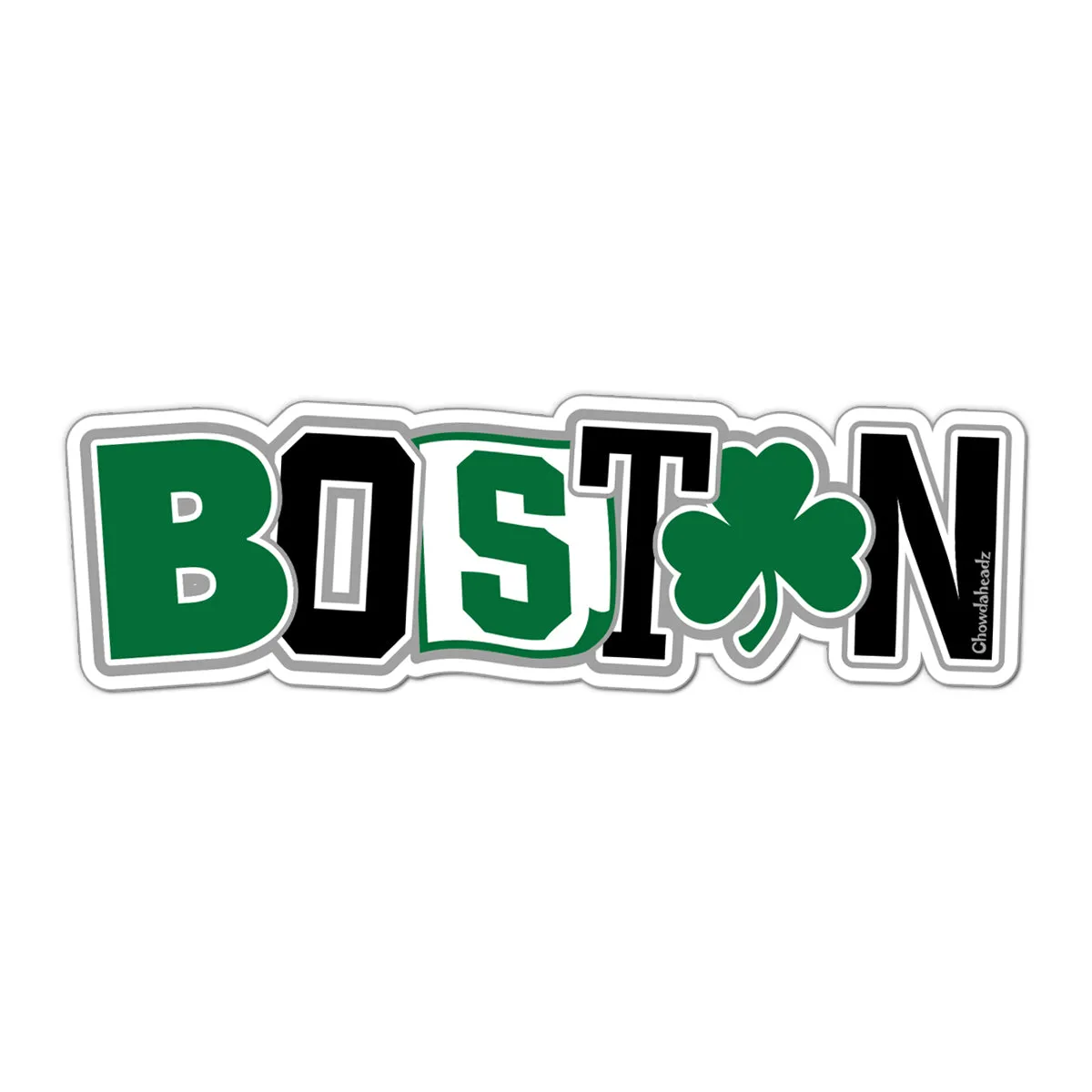 Boston Basketball Pride Sticker