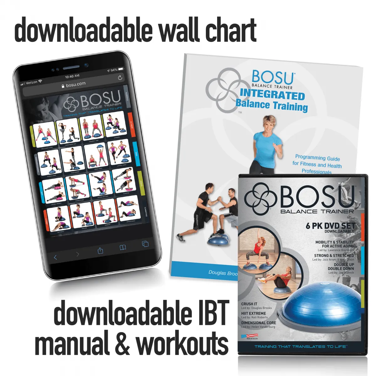 BOSU PRO Balance Trainer