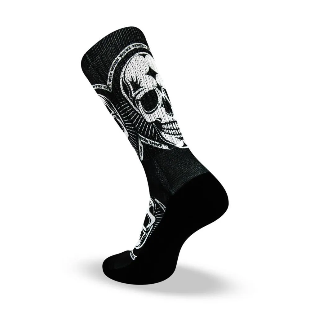 CALZE LITHE BLACK SKULL CROSSFIT RX SOCKS WOD BADASS TRAINING