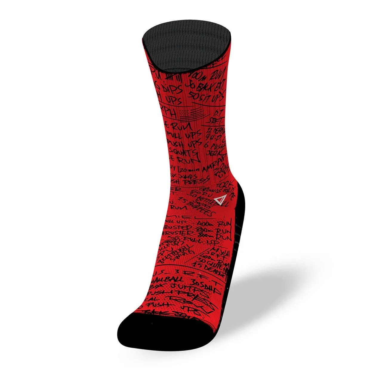 CALZE LITHE HERO WOD CROSSFIT FUNCTIONAL TRAINING RX SOCKS ROSSA