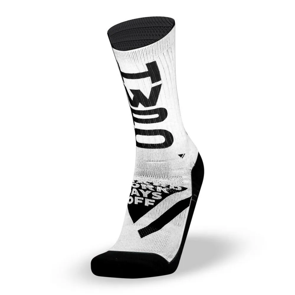 CALZE LITHE HWPO WHITE CROSSFIT RX SOCKS TRAINING WOD FRASER