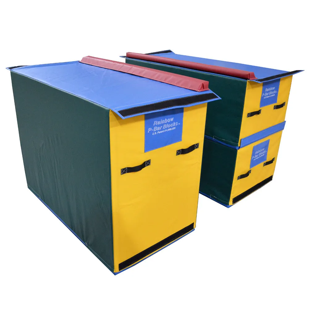 Carolina Gym Supply Rainbow P-Bar Blocks