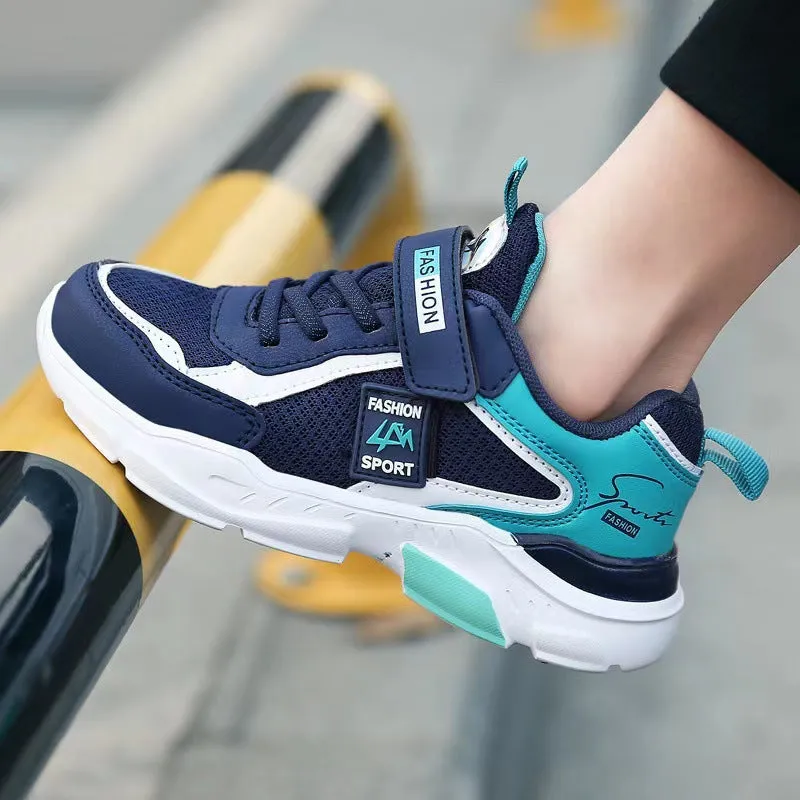 Children's Surface Mesh Medium Large Breathable Boys Kid's Sneakers