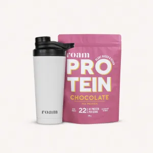 Chocolate Vegan Protein Powder and Shaker (AU)