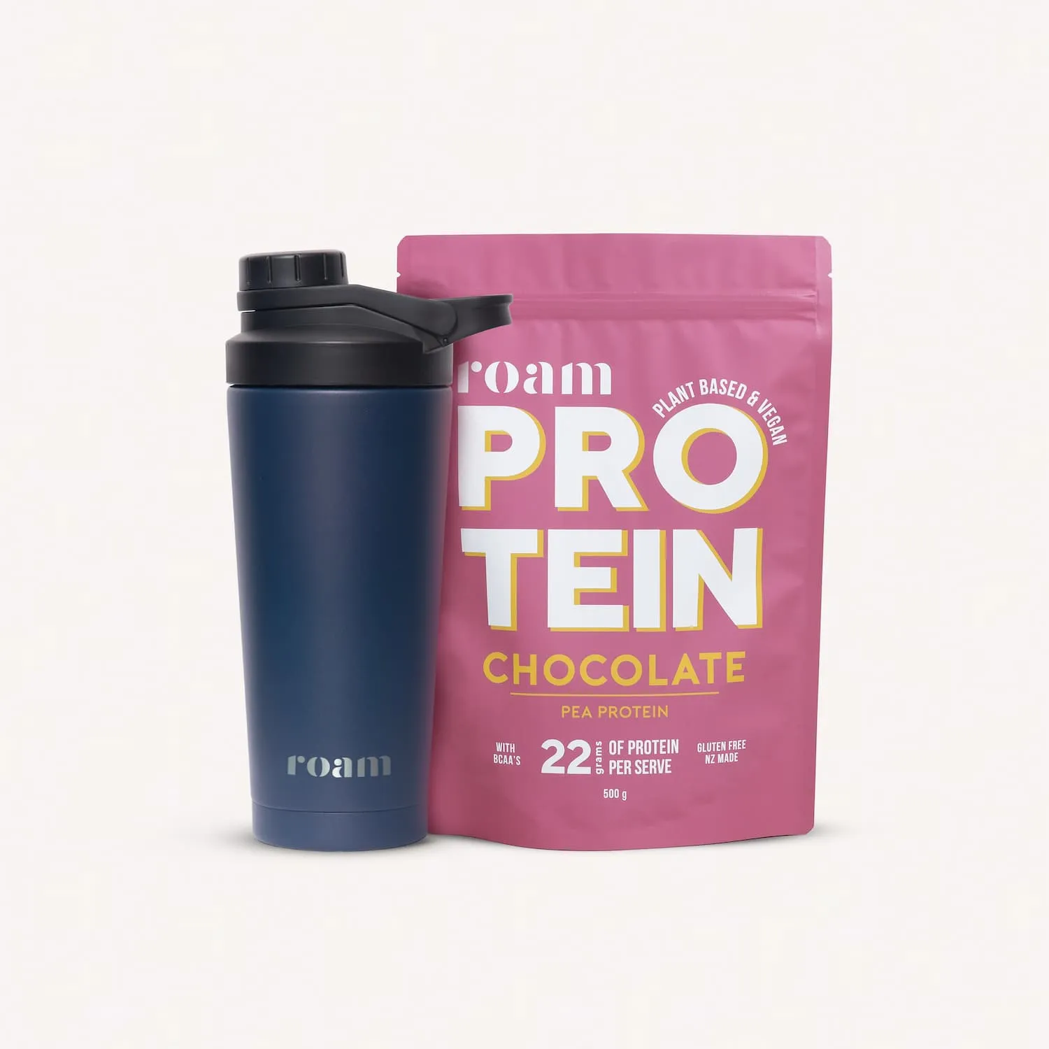 Chocolate Vegan Protein Powder and Shaker (AU)