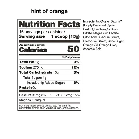 Clear Hydration Hint of Orange