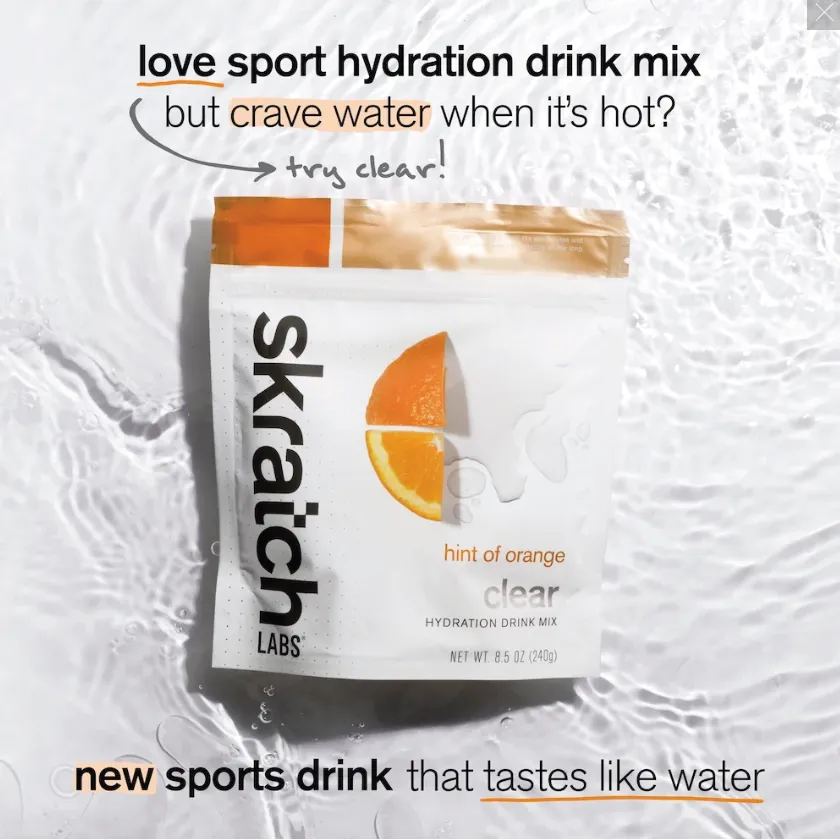 Clear Hydration Hint of Orange