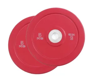 Colour Bumper Plates - Pairs of 5kg, 10kg, 15kg, 20kg