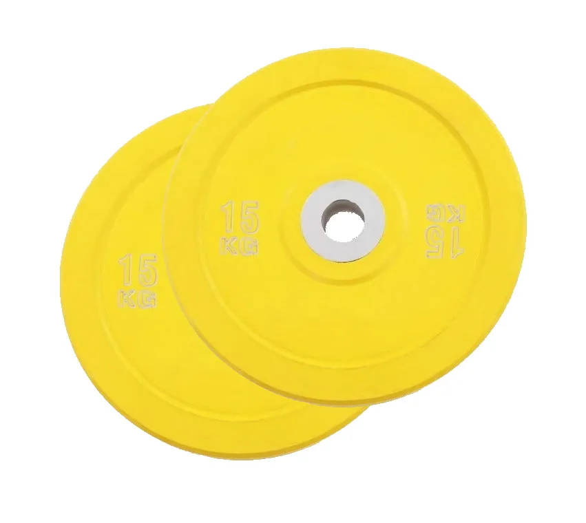 Colour Bumper Plates - Pairs of 5kg, 10kg, 15kg, 20kg